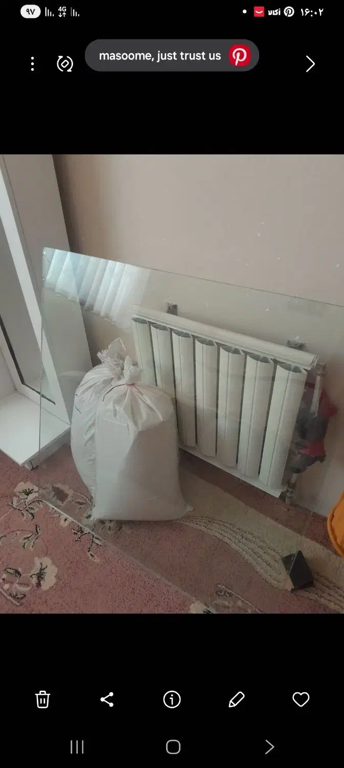 شیشه میز|میز و صندلی غذاخوری|پرند, فاز ۶|دیوار