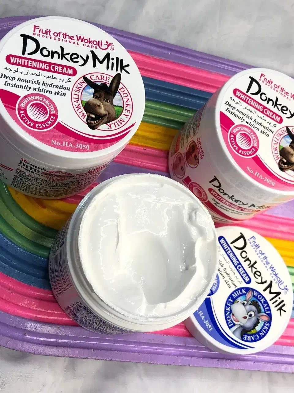 کرم شیر الاغ اصلی سفید کننده دائمی آرایشی عمده|آرایشی، بهداشتی، درمانی|مشهد, تلگرد|دیوار