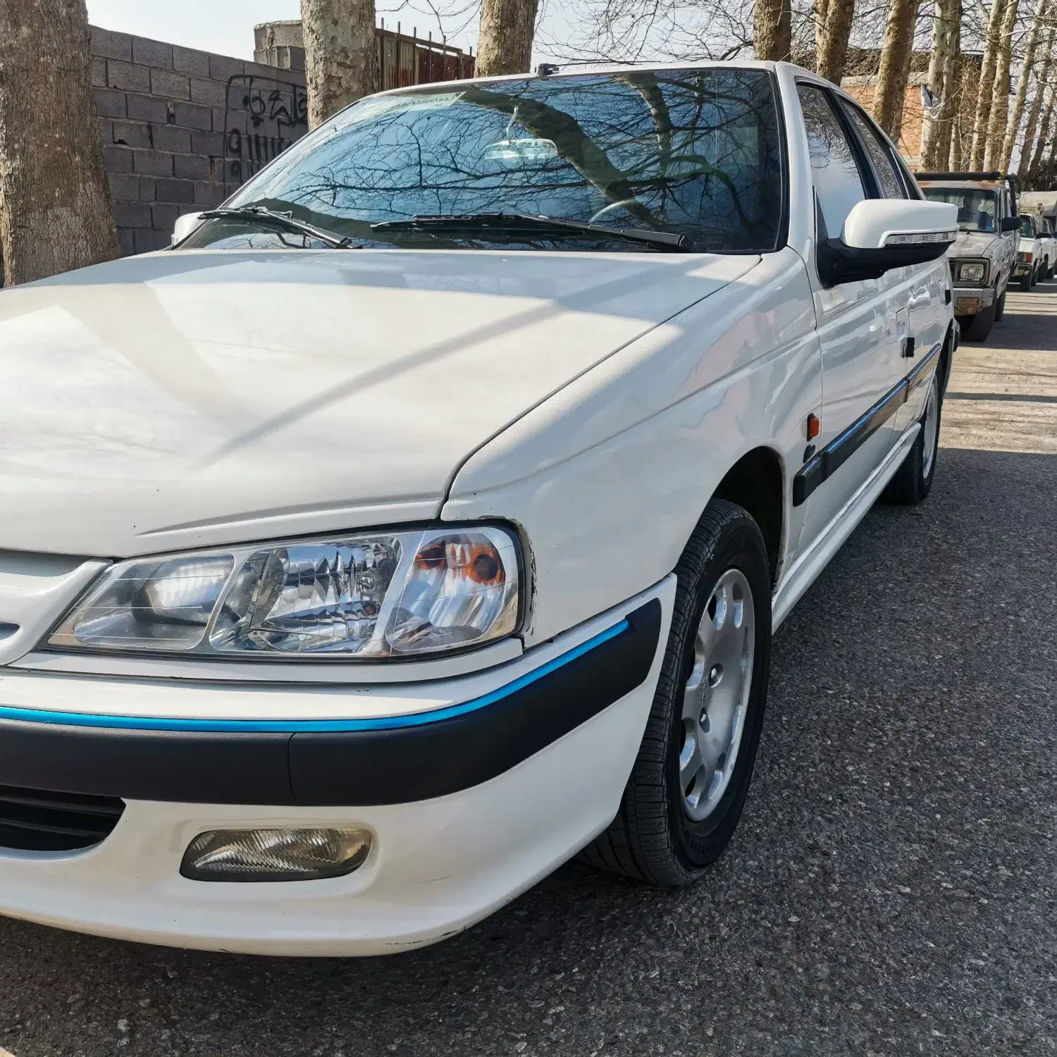 پژو پارس ۸۷ سفید|خودرو سواری و وانت|جویبار, |دیوار