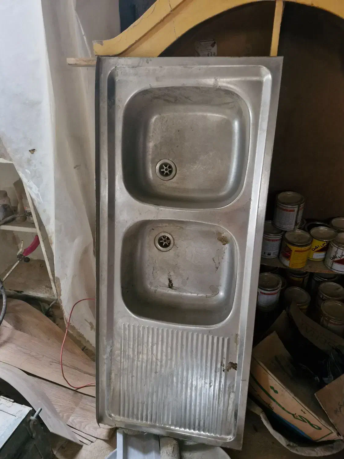 سینک دوقلو|مصالح و تجهیزات ساختمان|مشهد, فریزی|دیوار