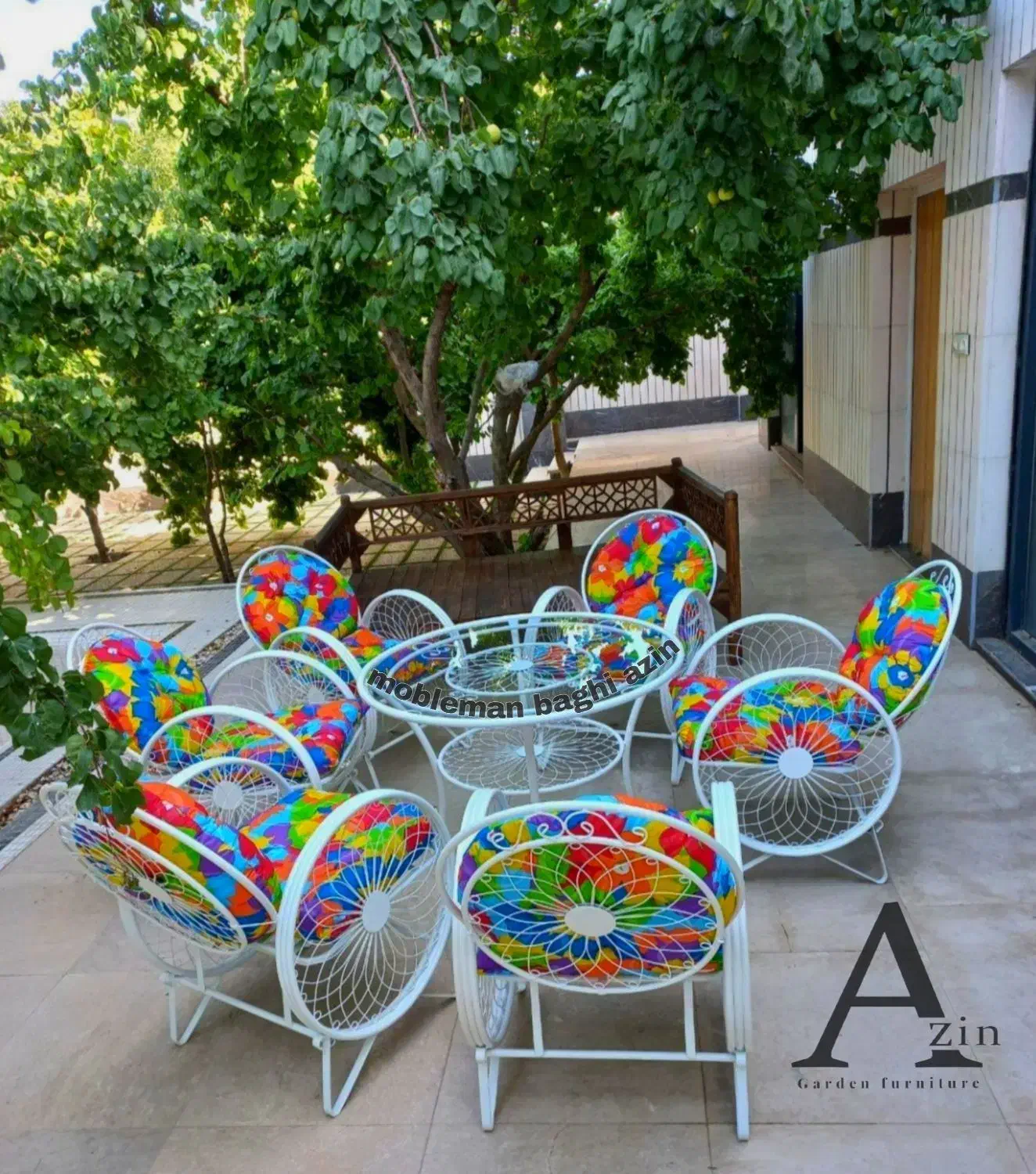 میز و صندلی باغی کافه و رستوران گلبرگ|میز و صندلی غذاخوری|تهران, چیتگر جنوبی|دیوار