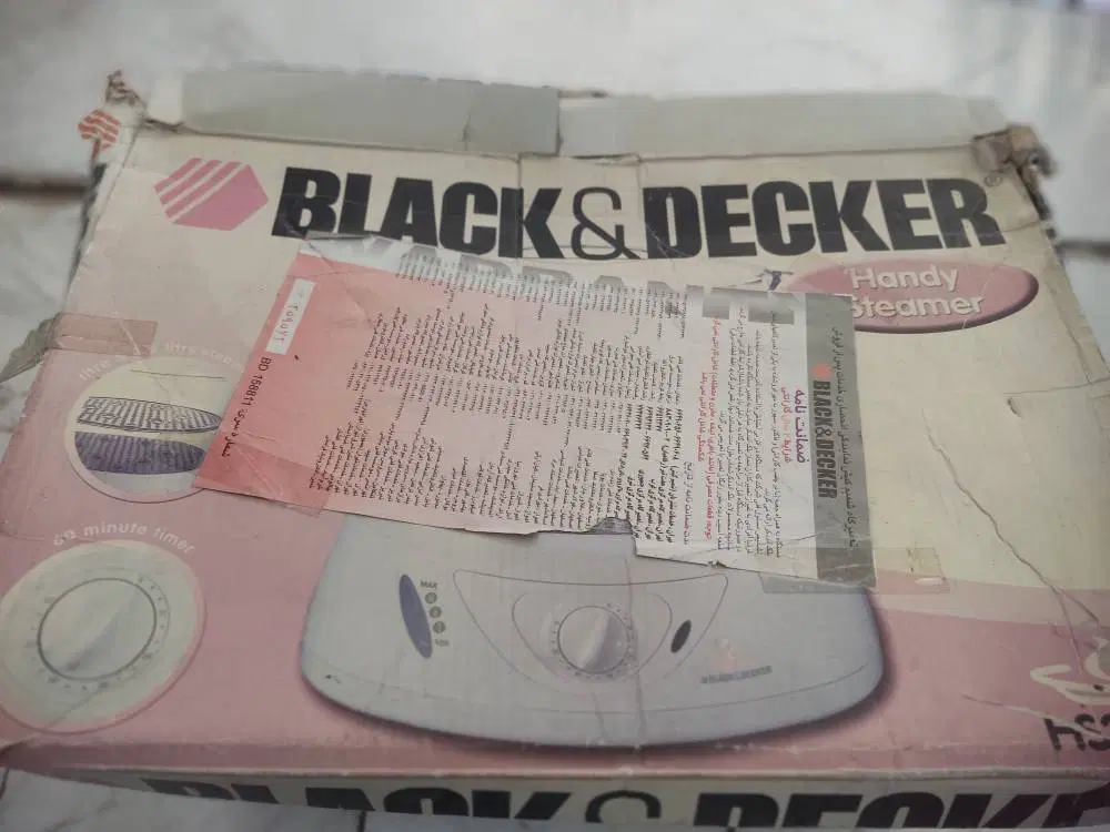بخار پز BLACK &DECHER|اجاق گاز و لوازم برقی پختوپز|تهران, امیریه|دیوار