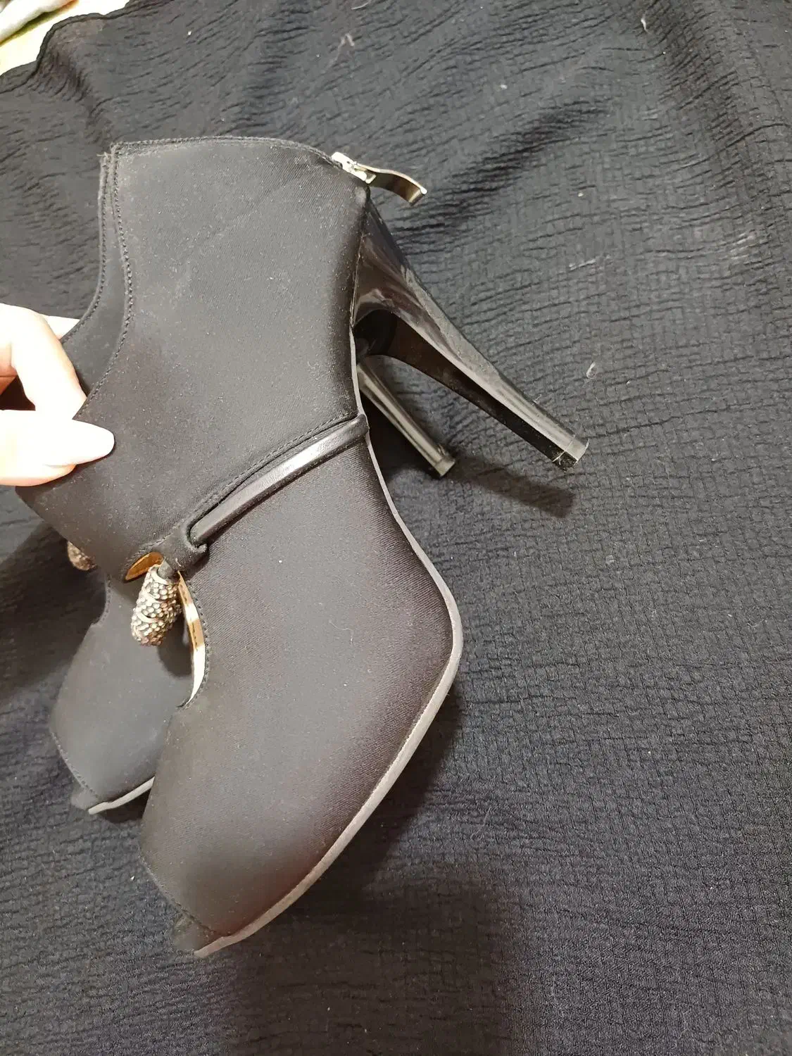 فروش یک جفت کفش مجلسی مشکی|کیف، کفش، کمربند|شیراز, پودنک|دیوار