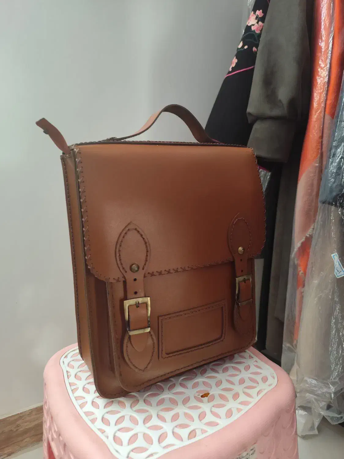 کیف چرم طبیعی دست دوز|کیف، کفش، کمربند|قم, اسمعیل آباد|دیوار