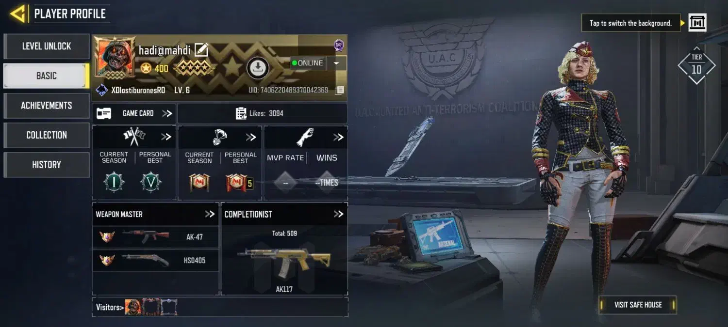 اکانت کالاف لول۴۰۰مکس|کنسول، بازی ویدئویی و آنلاین|شیروان (خراسان), |دیوار