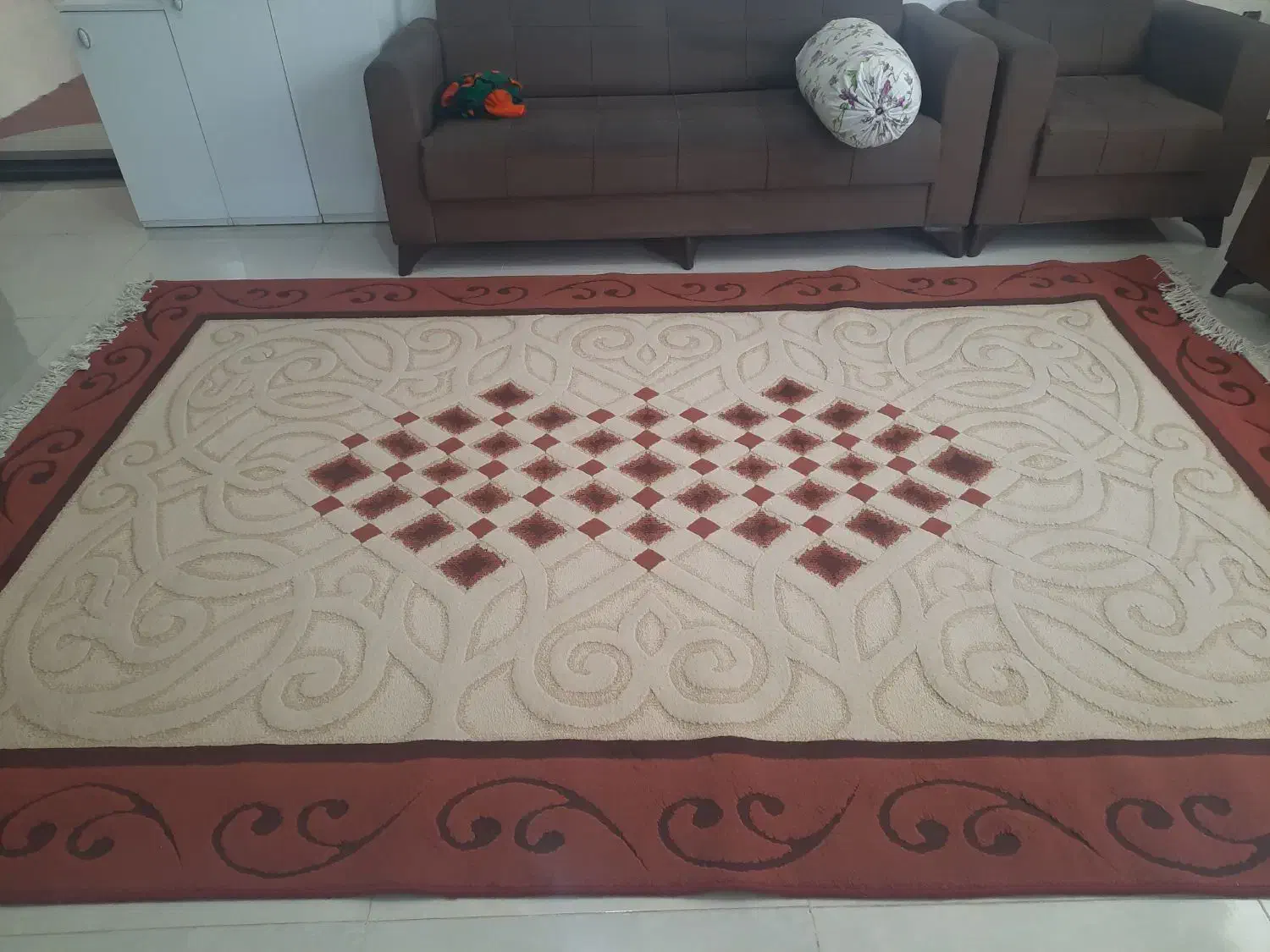 قالیچه ساوین ۶ متری جفت|فرش|شیراز, گویم|دیوار