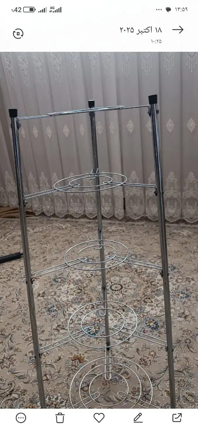 استند قابلمه|آب‌چکان و نظم‌دهنده ظروف|اصفهان, الهیه|دیوار