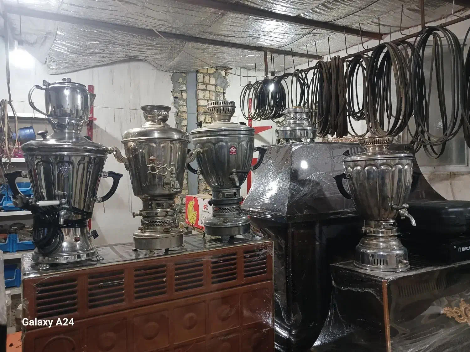 سماورگازی برقی نفتی گازی نفتی ترمکوبل دار|سماور، چایساز، قهوهساز|آران و بیدگل, |دیوار