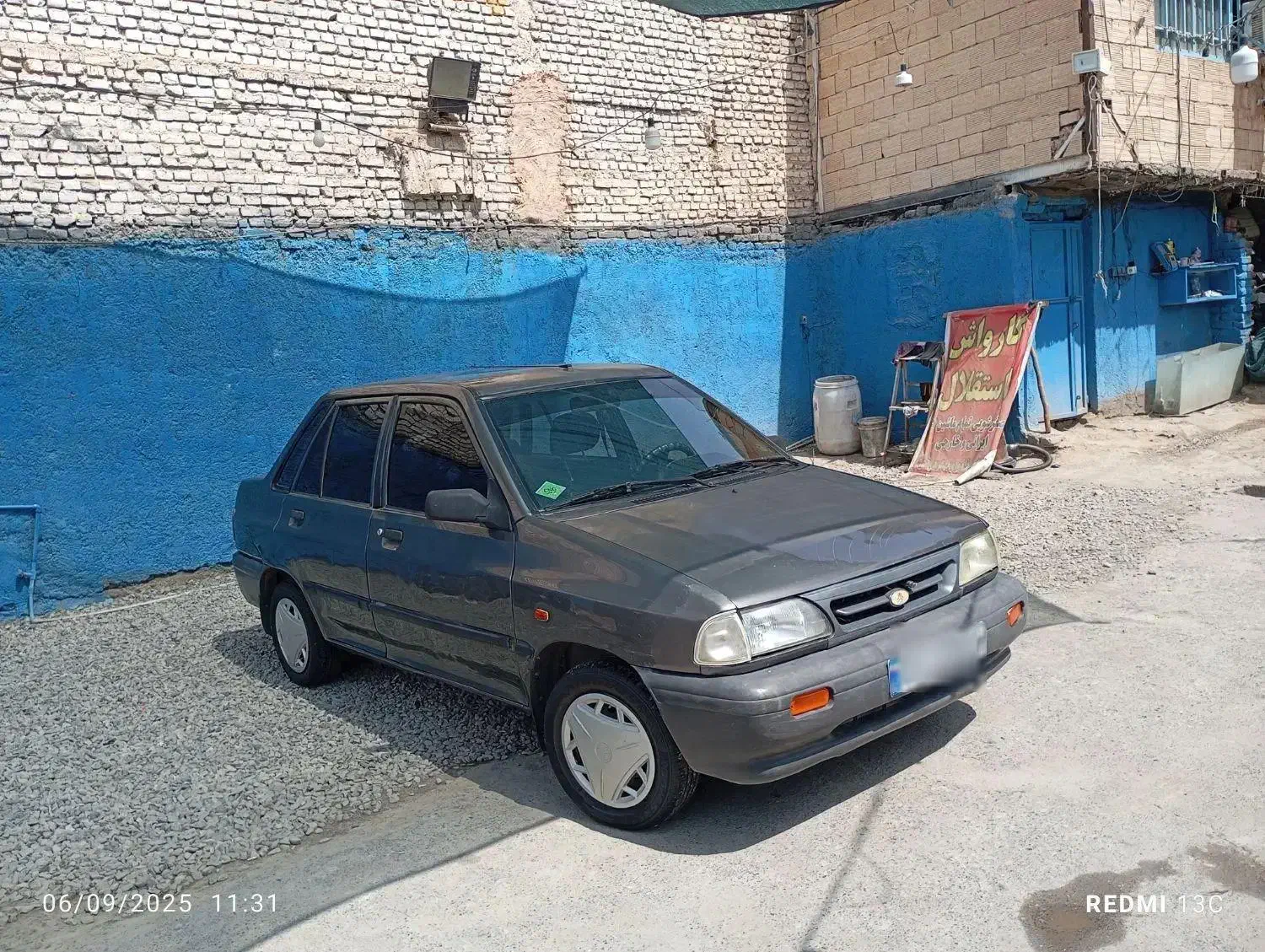 پرایدمدل 87بدون رنگ شاسی سالم|خودرو سواری و وانت|سبزوار, هویزه|دیوار