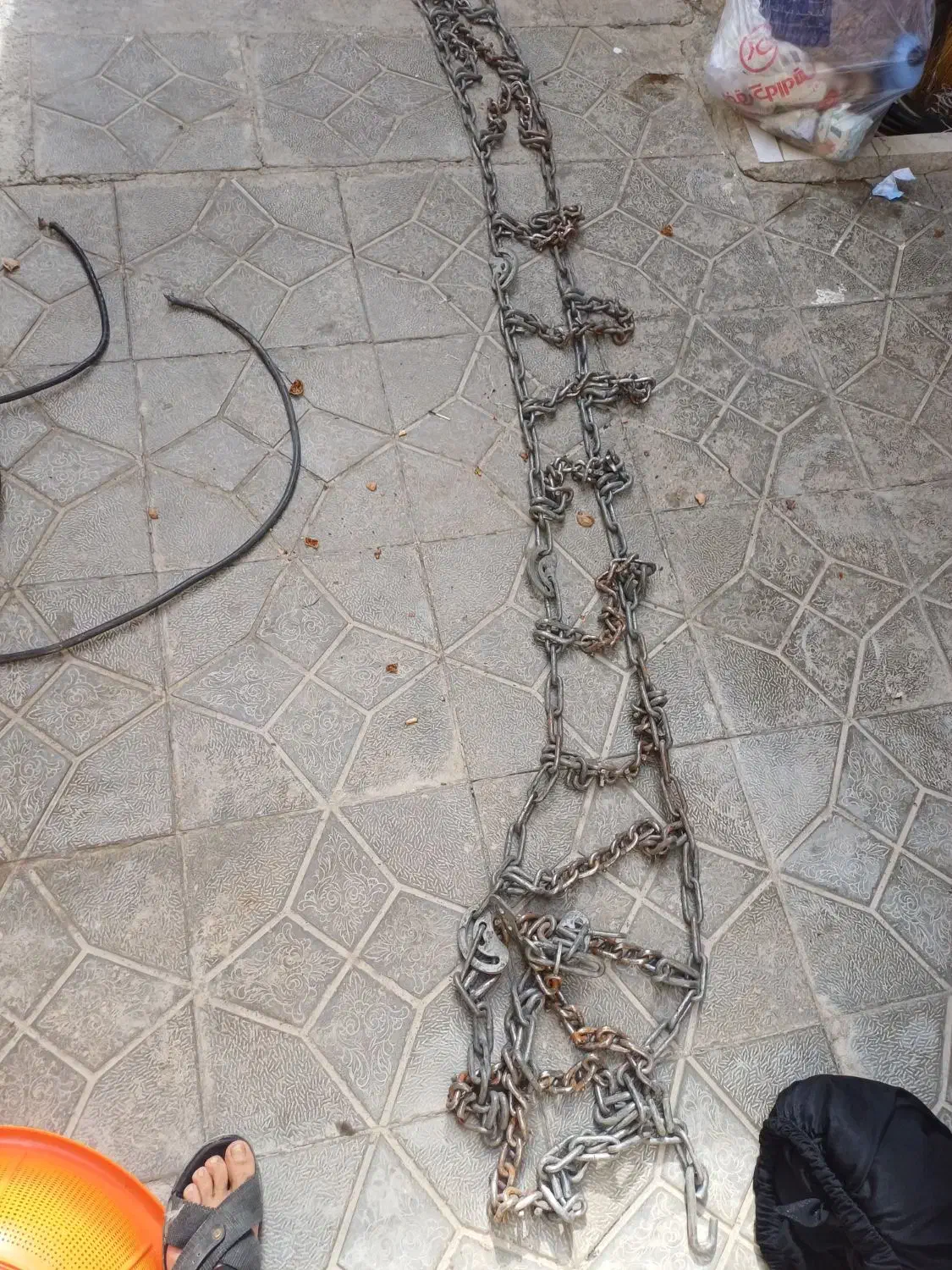 زنجیر چرخ کامیون .رینگ ۲۴ .المانی|قطعات یدکی و لوازم جانبی|شیروان (خراسان), |دیوار