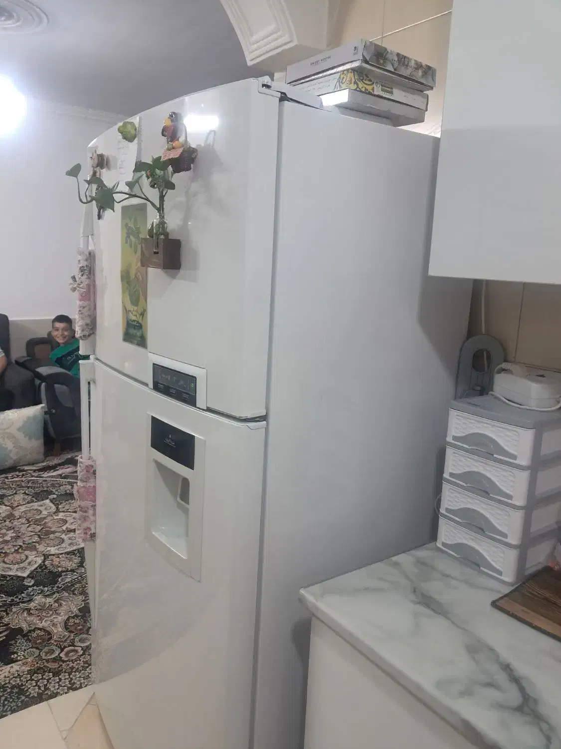 یخچال یهوندا سالم بدونه خط خش|یخچال و فریزر|اصفهان, قهجاورستان|دیوار