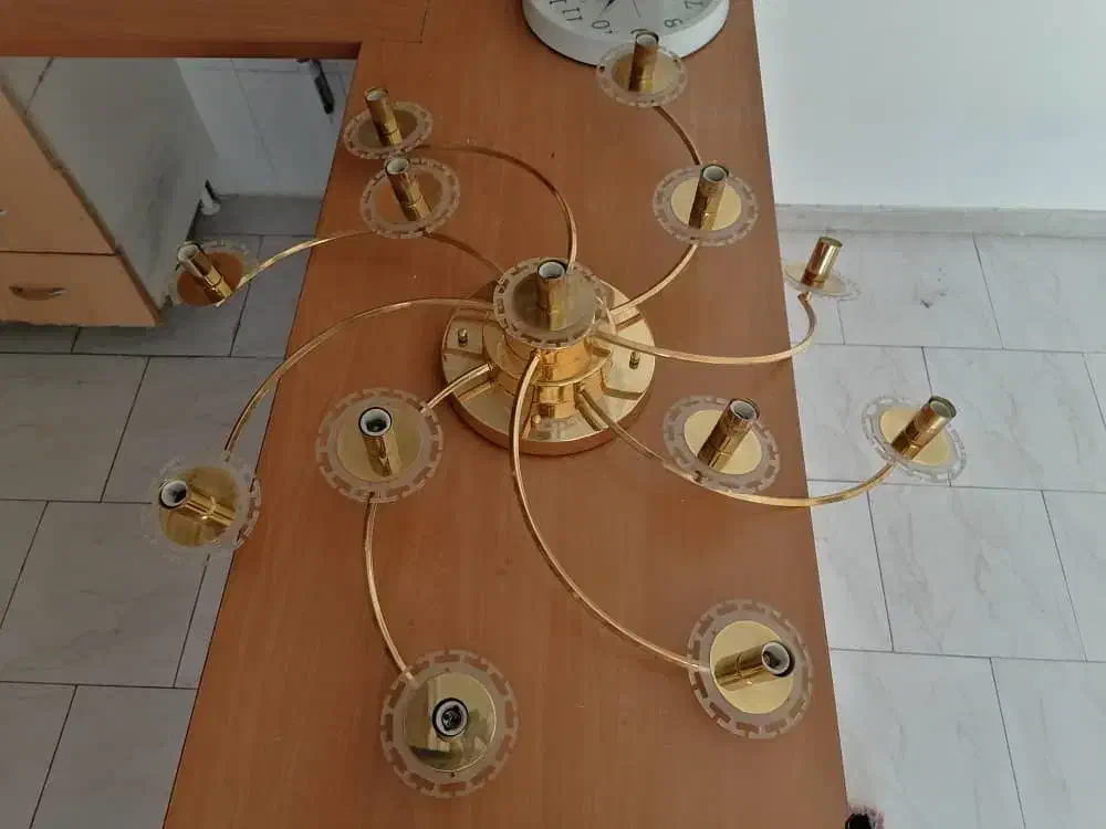 لوستر12 شاخه|لوستر و چراغ آویز|پردیس, فاز ۲|دیوار