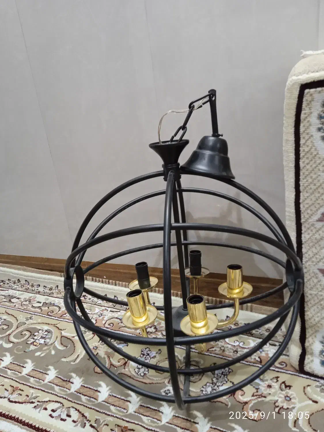 لوستر|لوستر و چراغ آویز|قم, ولیعصر|دیوار