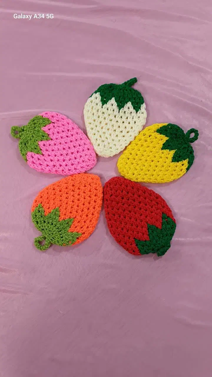 اسکاج توت فرنگی|سفره، حوله، دستمال آشپزخانه|اصفهان, سروستان|دیوار