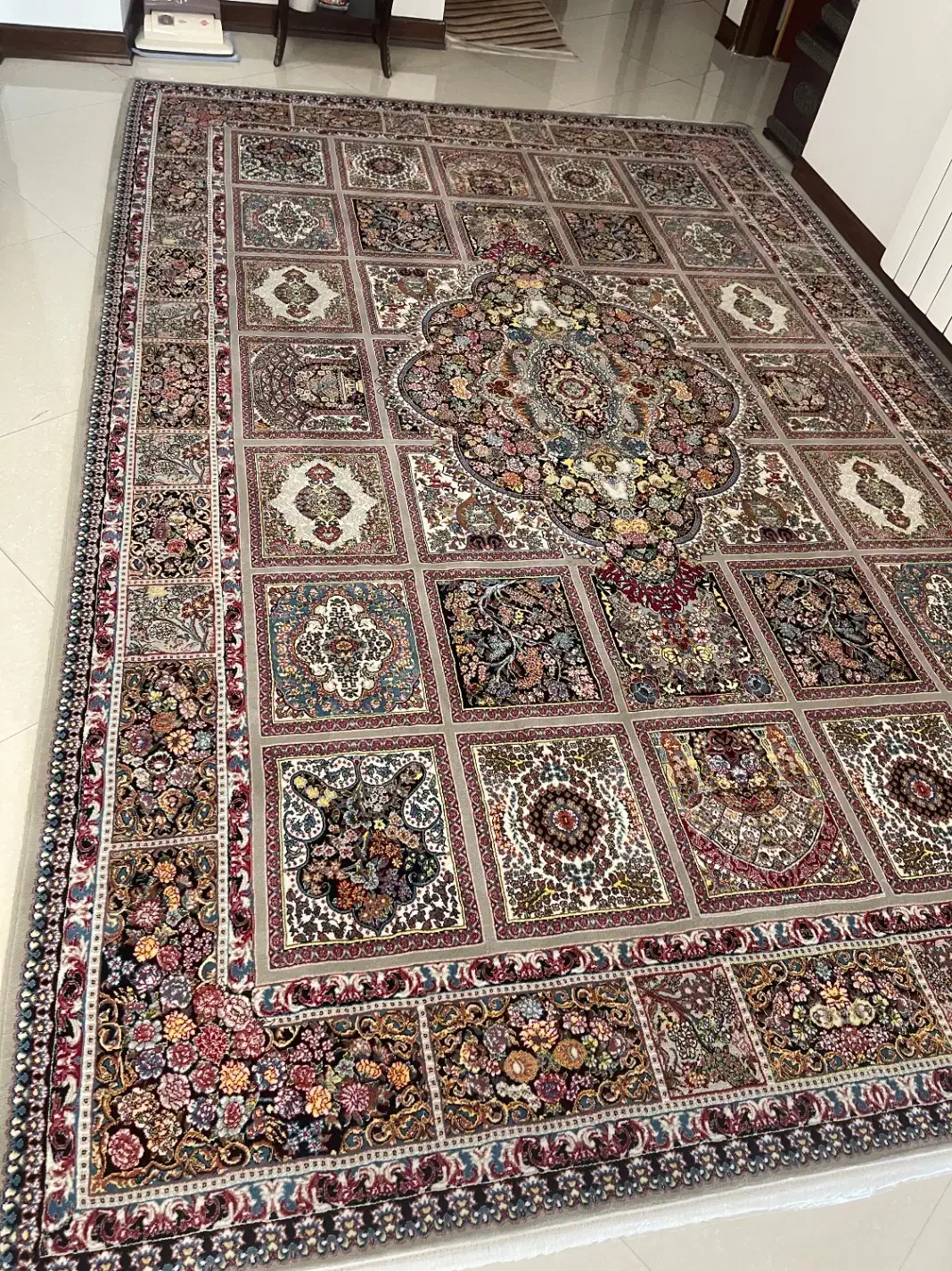 فرش ۶ متری|فرش|ساری, |دیوار