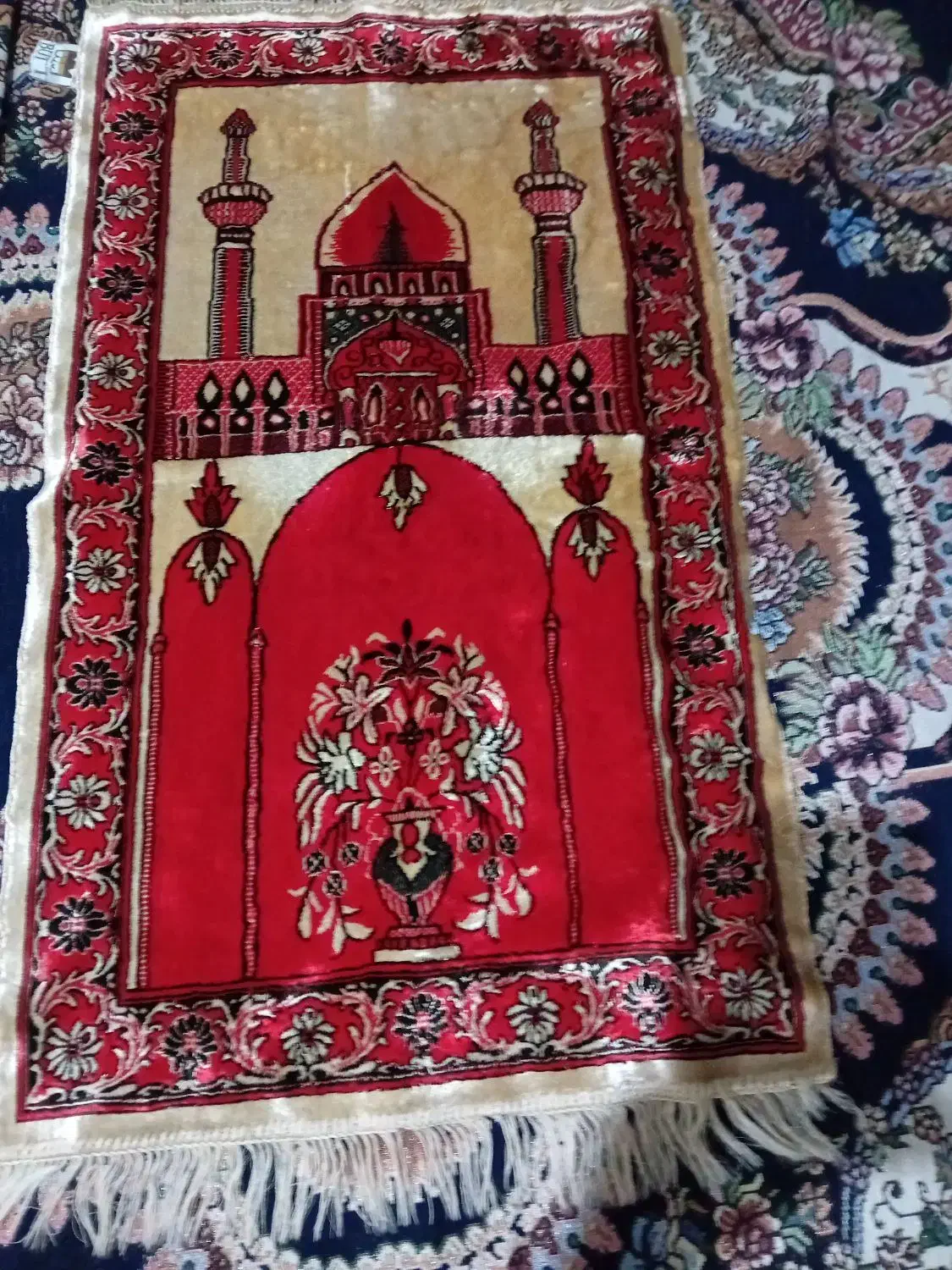 فرش ابریشم|فرش|کرمانشاه, |دیوار