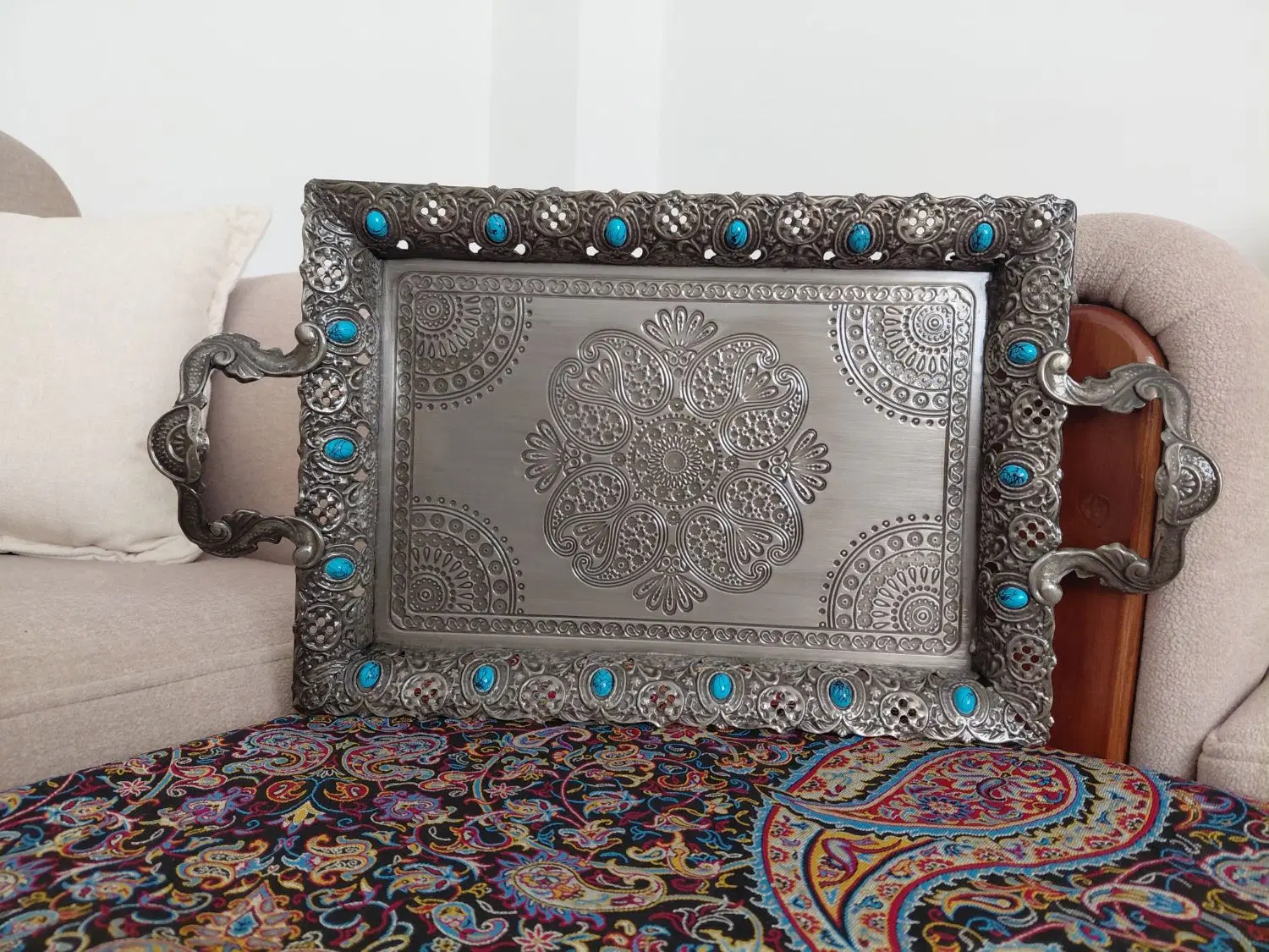 سینی|ظروف سرو و پذیرایی|وحیدیه, |دیوار