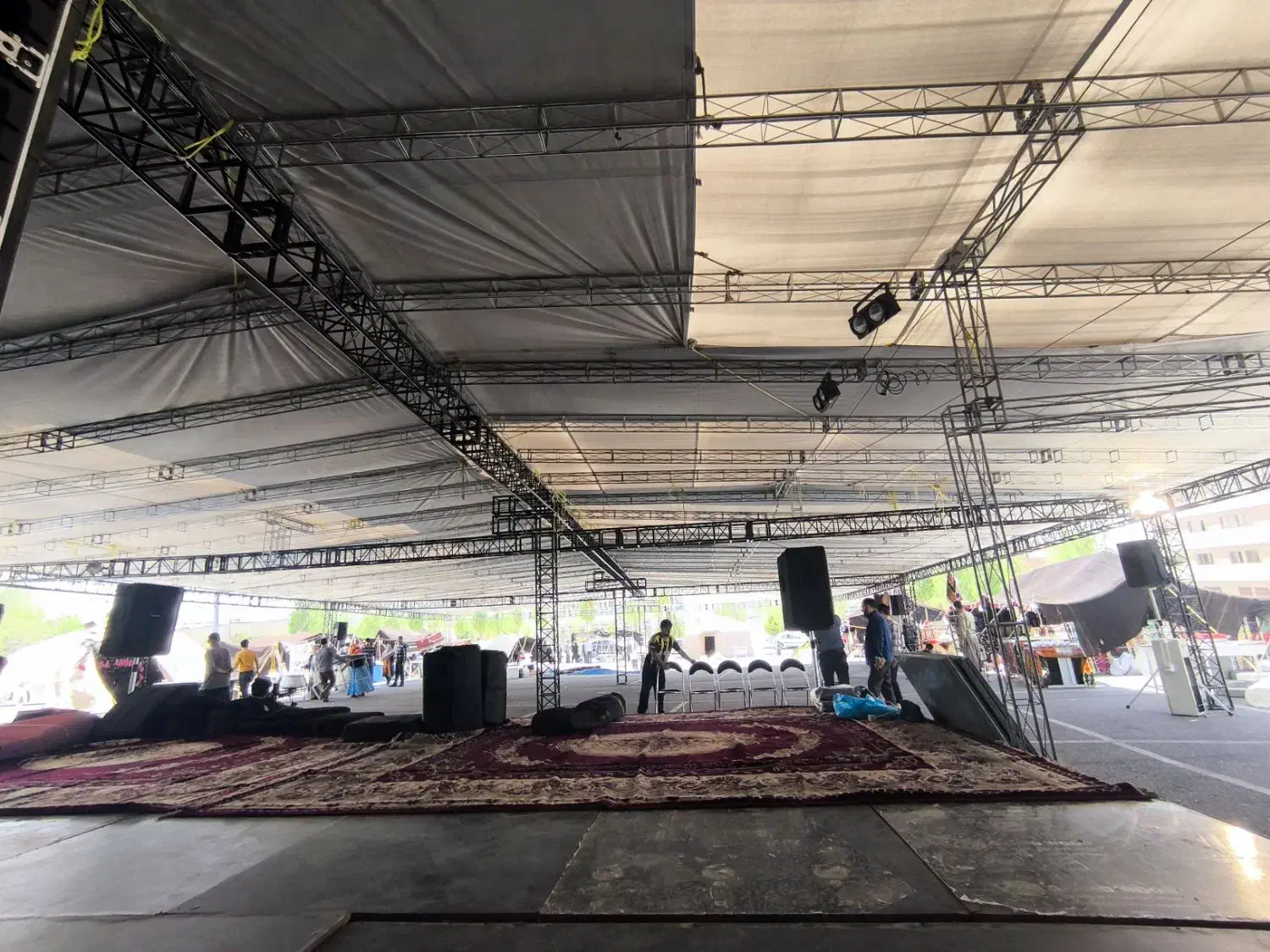 اجاره،فروش،نصب،اسپیس فریم و استیج هلندی|خدمات پیشه و مهارت|تهران, شهرک هما|دیوار