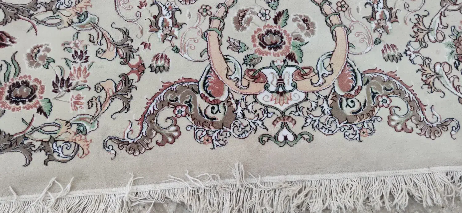 دو عدد فرش 12متری مشهد سالم تمیز تمام نخ|فرش|کاشمر, |دیوار