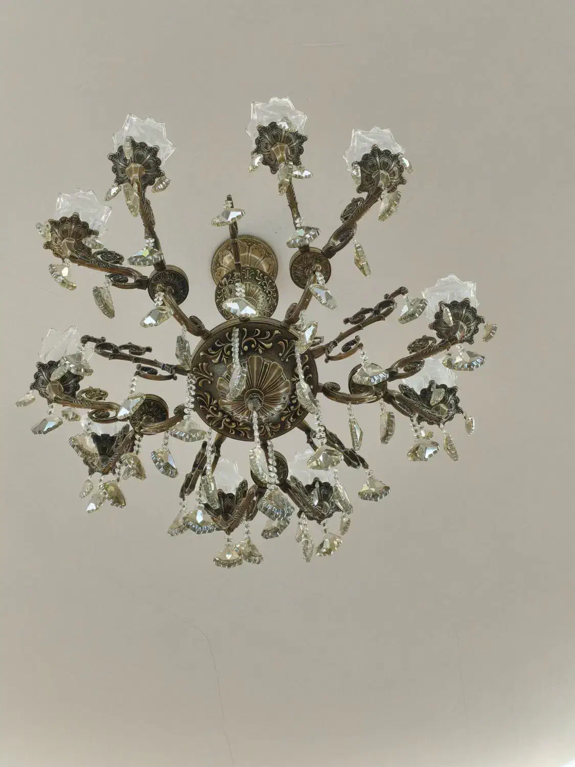 لوستر برنز|لوستر و چراغ آویز|کرمانشاه, |دیوار