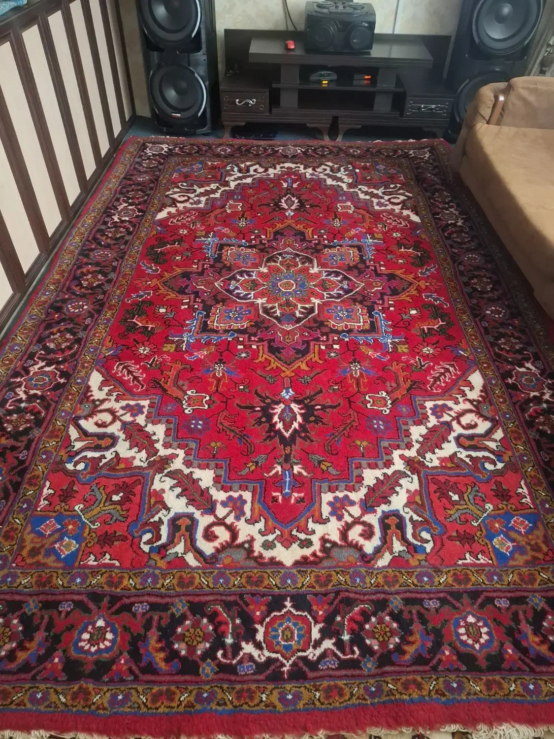 فرش۶متری،نقشه تاجری.اندازه درست|فرش|تبریز, |دیوار