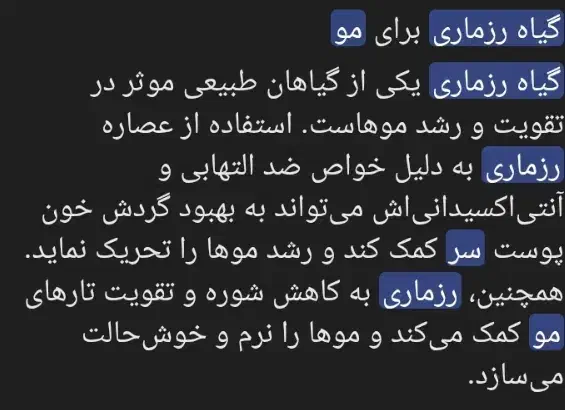 رزماری گیاهی برای کسانی که مو میریزه|گل و گیاه طبیعی|خرمشهر, |دیوار