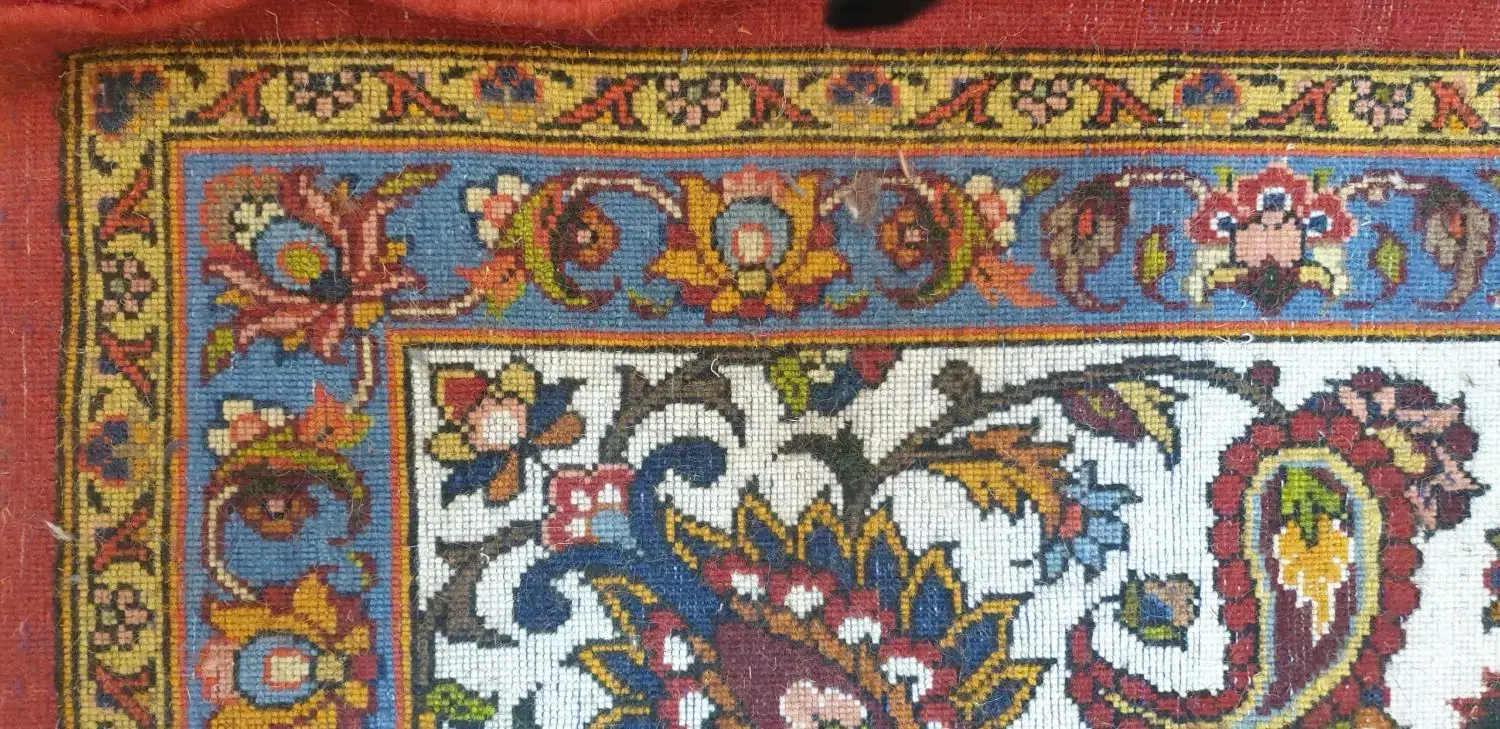 فرش دستباف خشتی تازه افتاده|فرش|نجفآباد, امیرآباد|دیوار