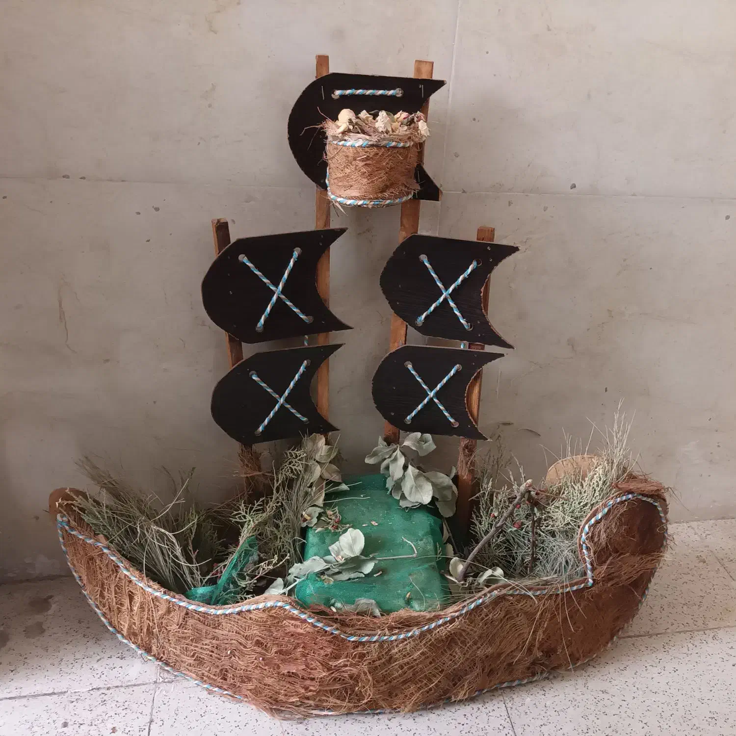 کشتی تزیین میوه آرایی|صنایع دستی و سایر لوازم تزئینی|اصفهان, شاهد|دیوار