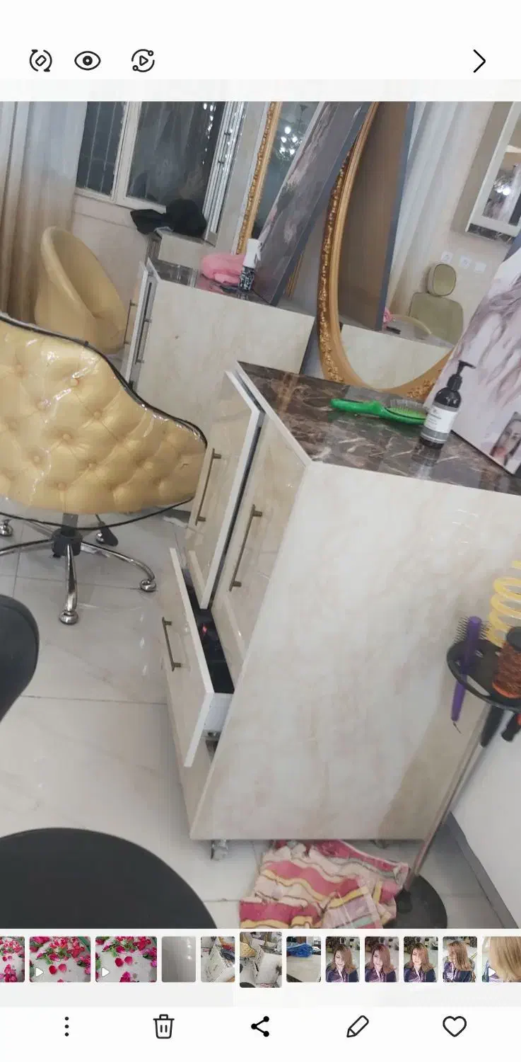 فروش تمام وسایل|آرایشگاه و سالن‌های زیبایی|کرج, باغ سیب|دیوار