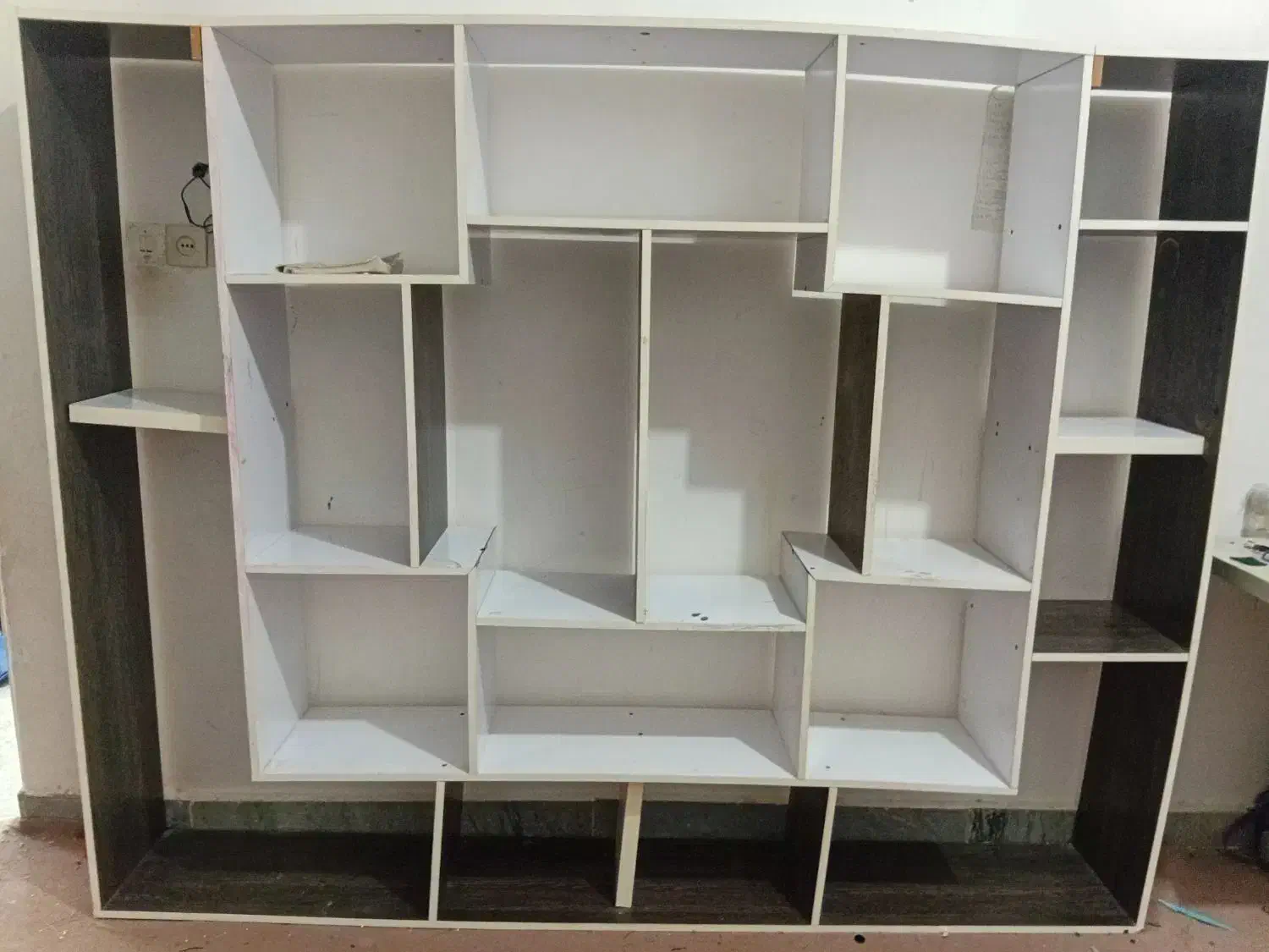 قفسه ام دی اف|کتابخانه، شلف، قفسههای دیواری|ایذه, |دیوار