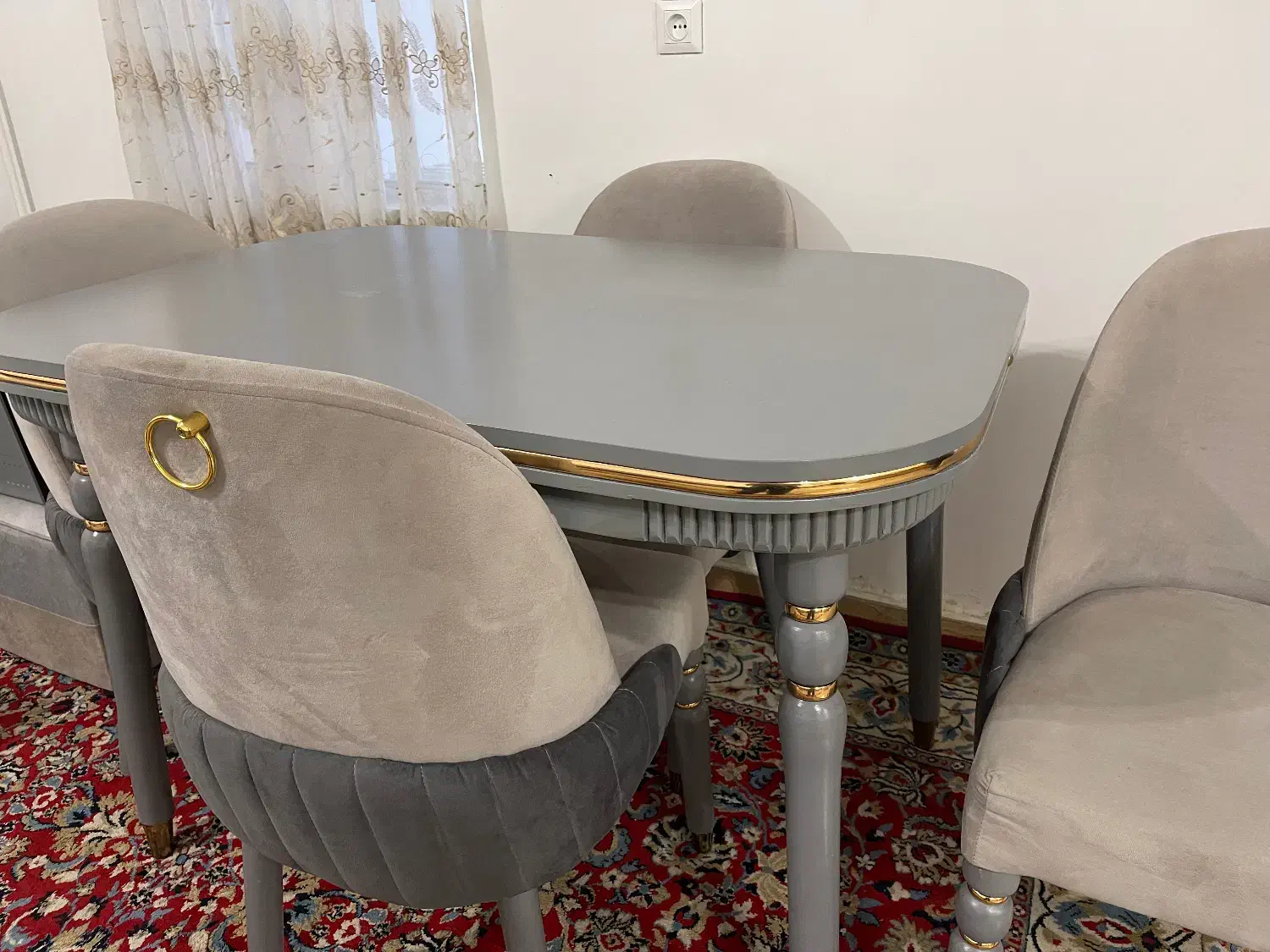 میزناهارخوری ۴نفره|میز و صندلی غذاخوری|رشت, گیل|دیوار