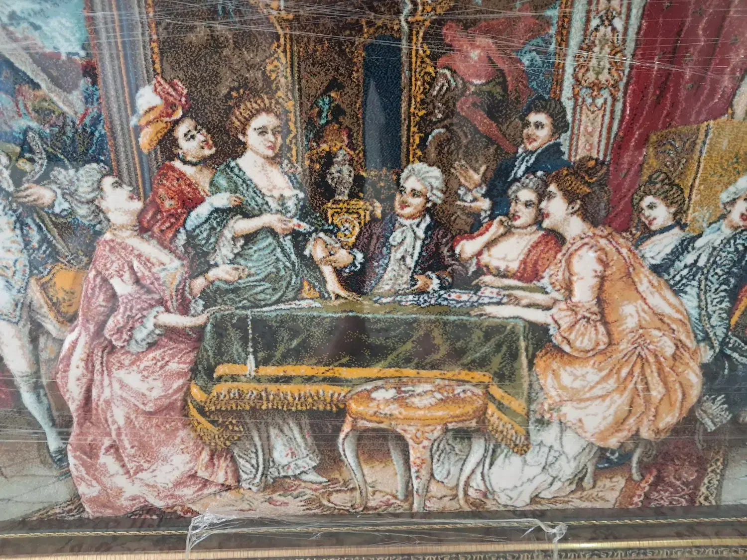 قاب قالیچه ماشینی نو|تابلو فرش|اصفهان, عسگریه|دیوار