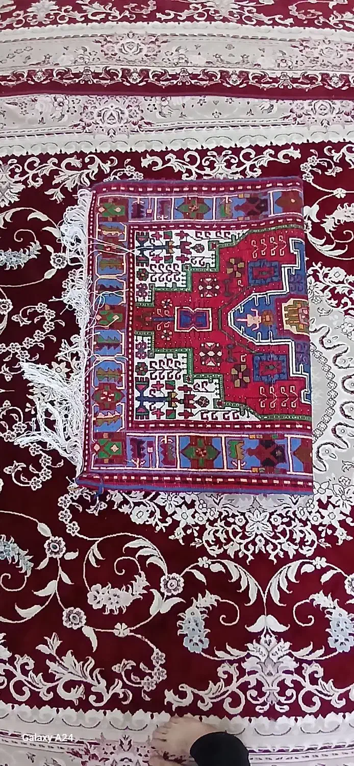 قالی گل حیدری بسیار زیبا و دقیق|فرش|نهاوند, |دیوار