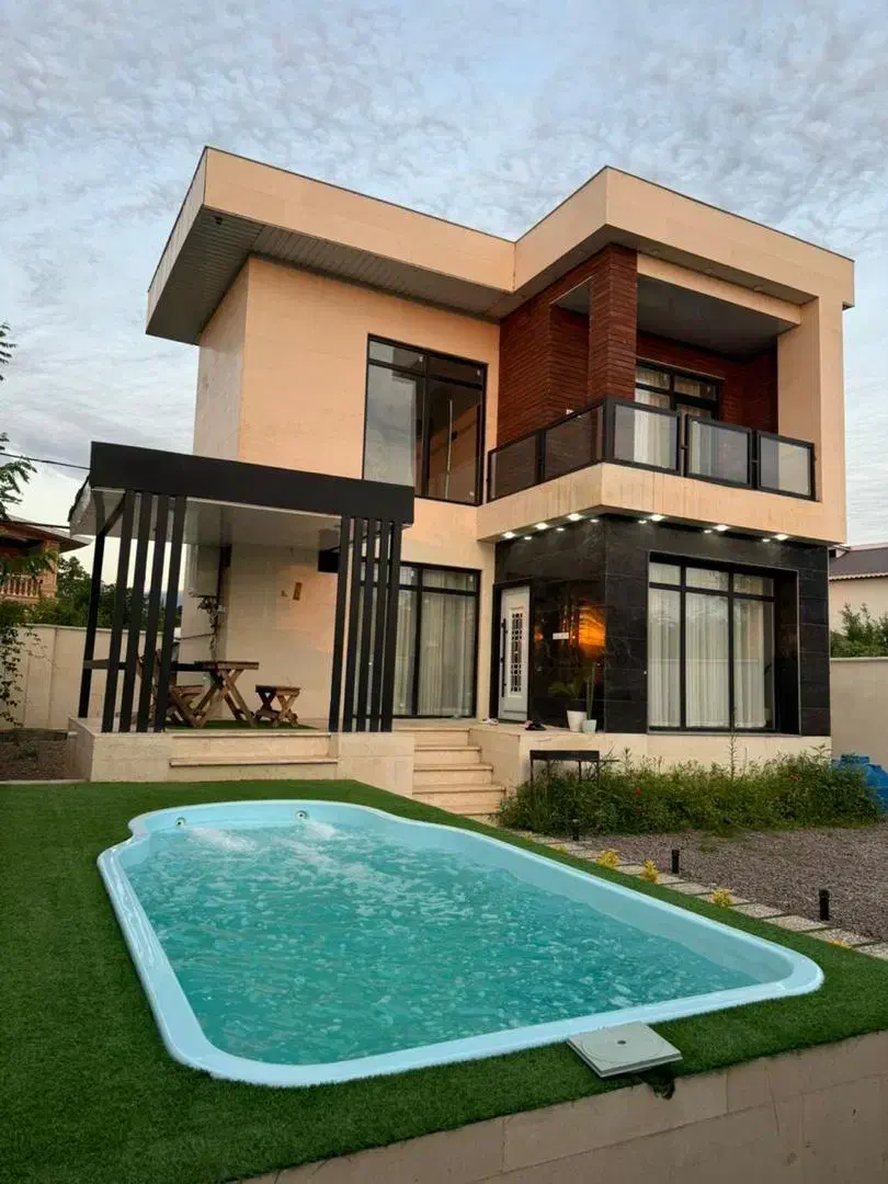 اجاره عمارت استخر دار رو باز تراس دلنشین|اجارهٔ کوتاهمدت ویلا و باغ|رشت, کوی مهر|دیوار