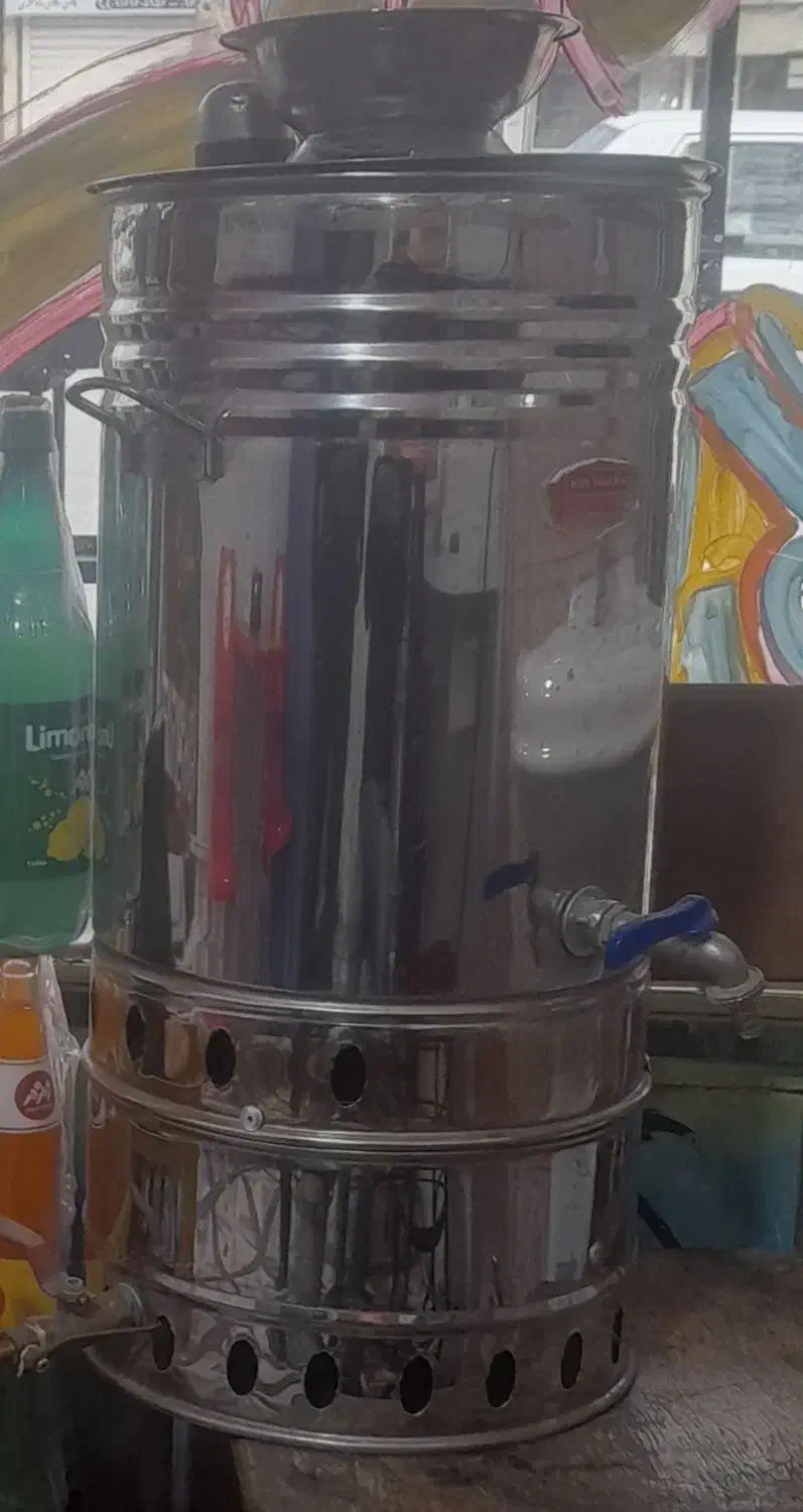 سماوراستیل ۳۰لیتری درحدنو|قوری، کتری، قهوهساز دستی|کوهدشت, |دیوار