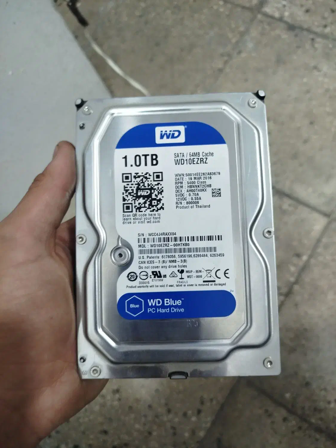 هارد 1 ترابایت بلو سلامت 100 درصد|قطعات و لوازم جانبی رایانه|ورامین, خیر آباد|دیوار