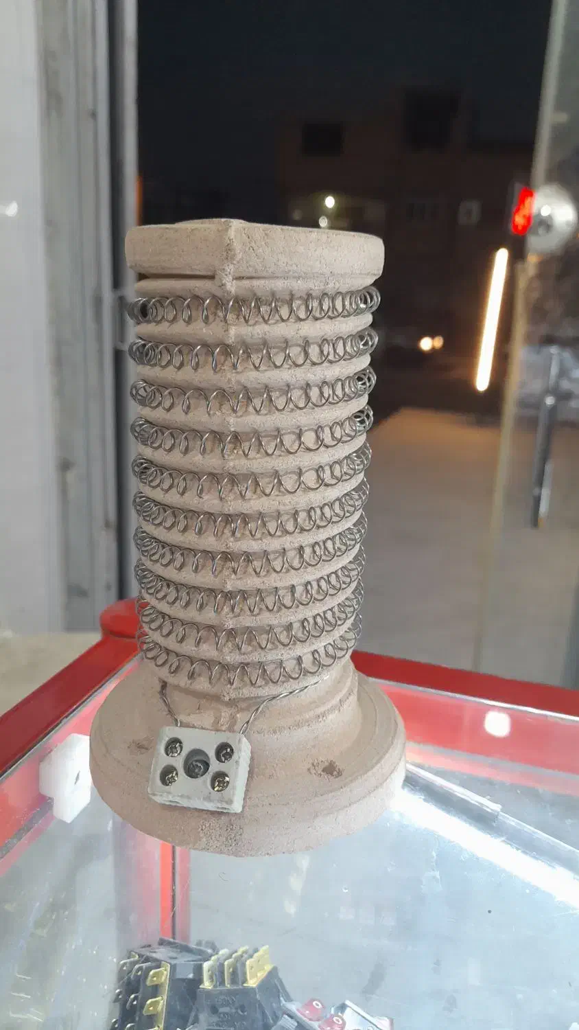 هیتر سنگی برقی|بخاری، هیتر، شومینه|شیراز, شاپورجان|دیوار