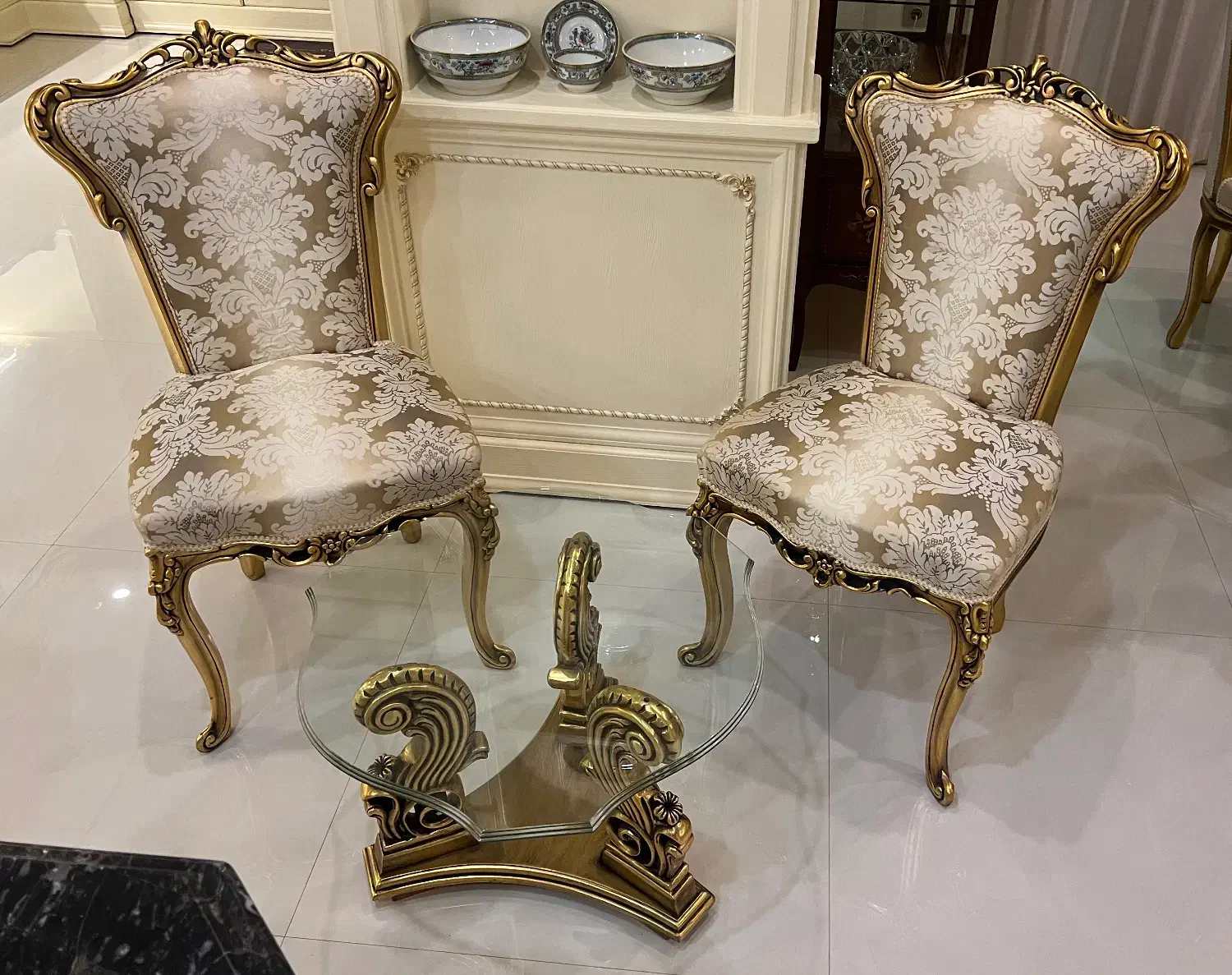 دو عدد صندلی استیل|صندلی و نیمکت|مشهد, نیروی هوایی|دیوار