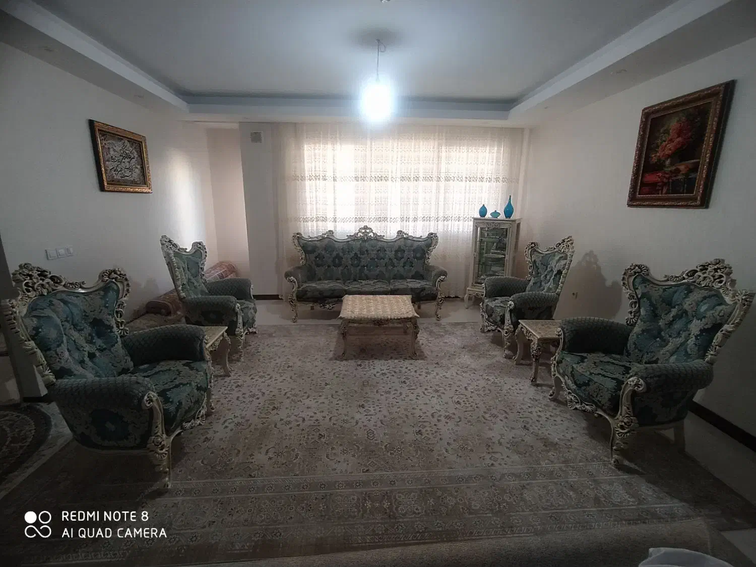 مبل و میز ناهار خوری ست به همراه ساعت ایستاده|مبلمان خانگی و میز عسلی|فردیس, سرحد آباد|دیوار