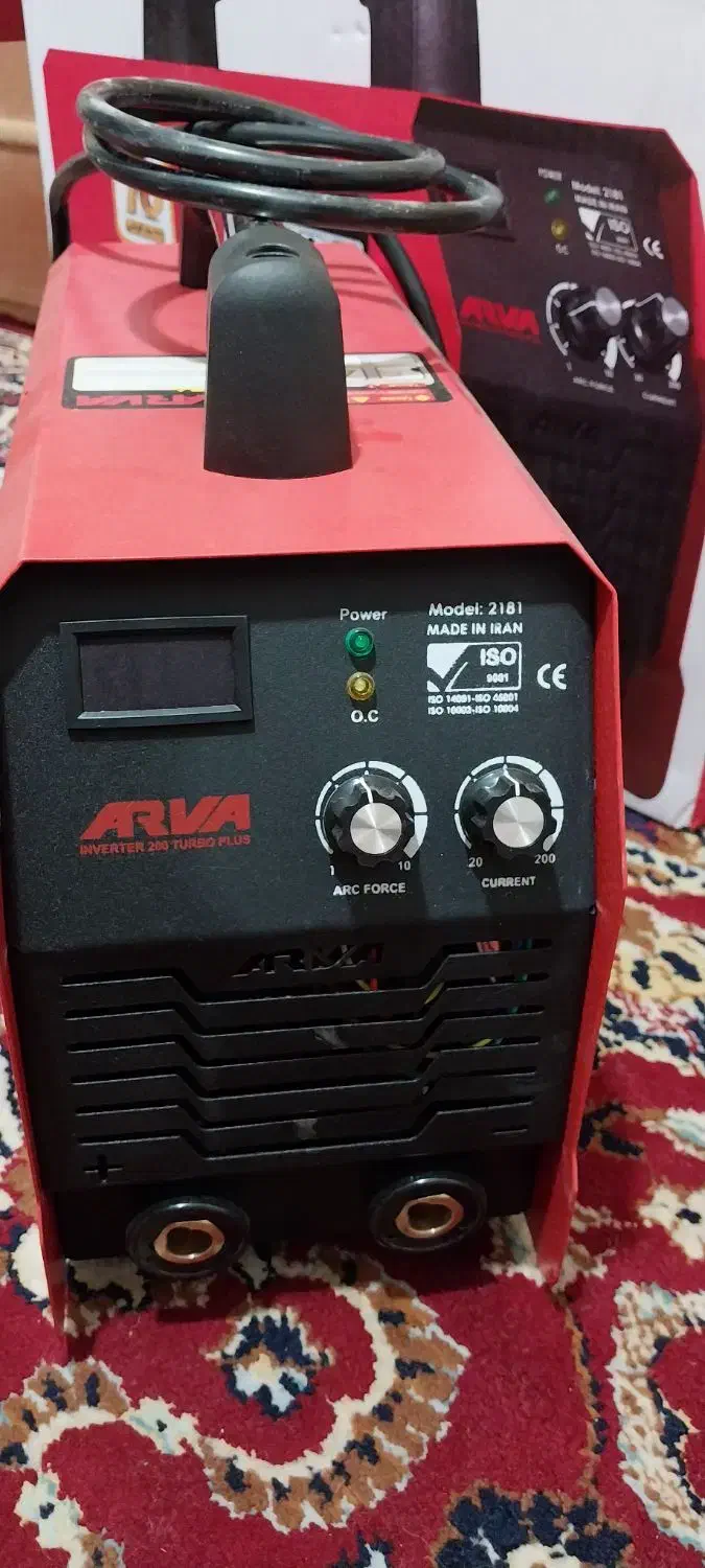 فروش یک دستگاه جوش ۲۰۰آمپر توربوپلاس آروا مدل ۲۱۸۱|ماشین‌آلات صنعتی|پلدختر, |دیوار