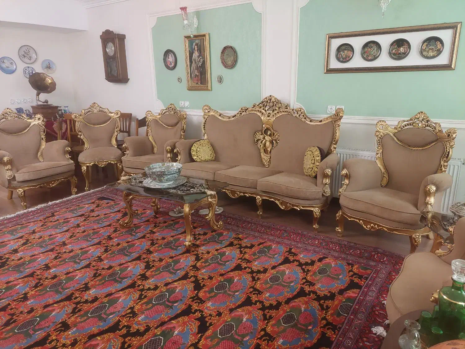 مبلمان استیل نو و سفارشی به دلیلی تغییر دکوراسیون|مبلمان خانگی و میز عسلی|کرمانشاه, |دیوار