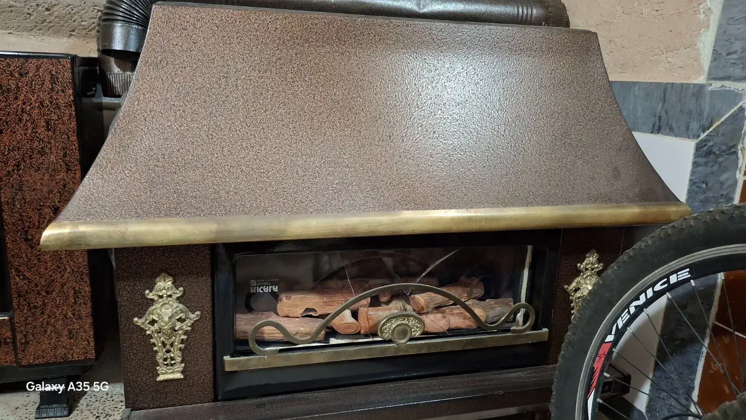 بخاری گازی شومینه ومعمولی|بخاری، هیتر، شومینه|ایلام, |دیوار