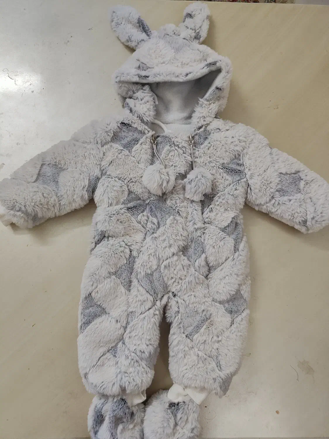 سرهمی خزدار خرگوشی|کفش و لباس بچه|مشهد, سپاد|دیوار