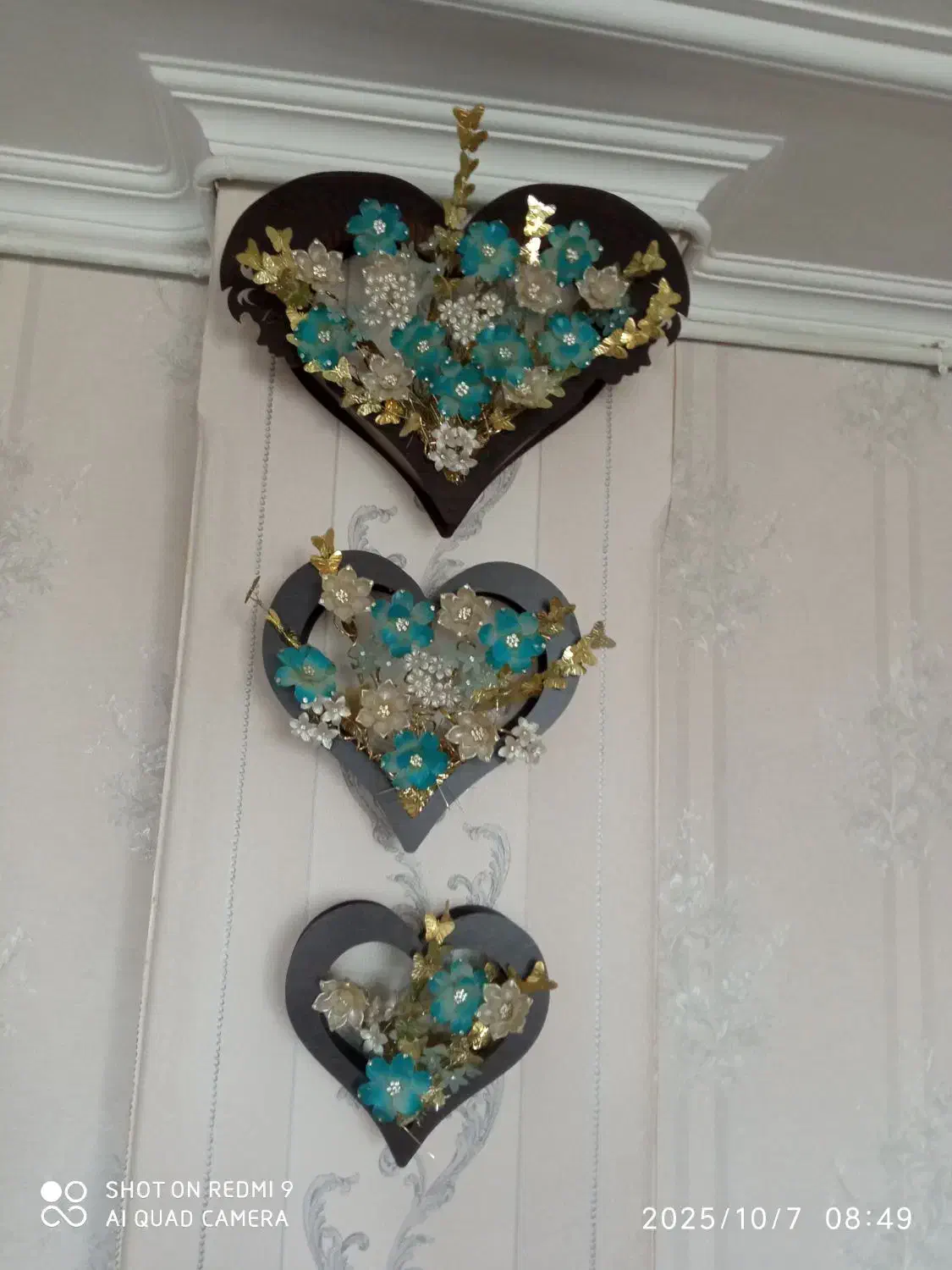 گل تزیینی جنس خارجی|گل مصنوعی|همدان, |دیوار