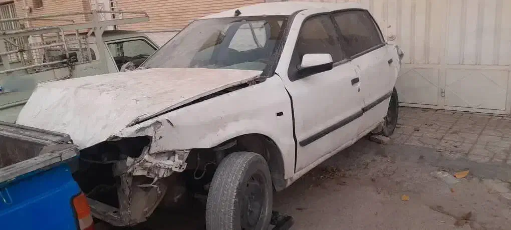 سمند مدل۸۹ تصادفی|خودرو سواری و وانت|شهرکرد, |دیوار