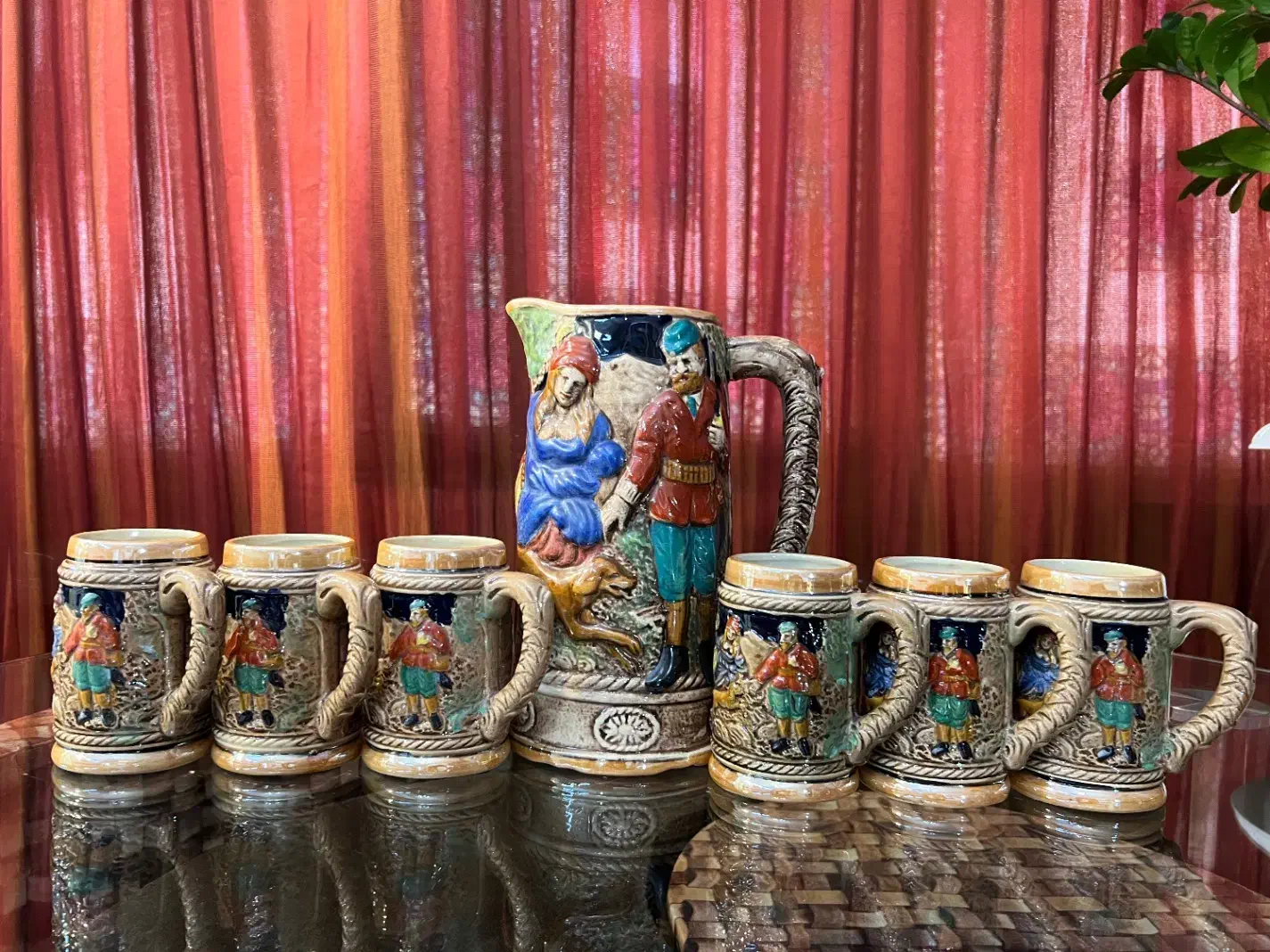 سرویس پارچ و لیوان آنتیک|ظروف سرو و پذیرایی|تهران, ستارخان|دیوار