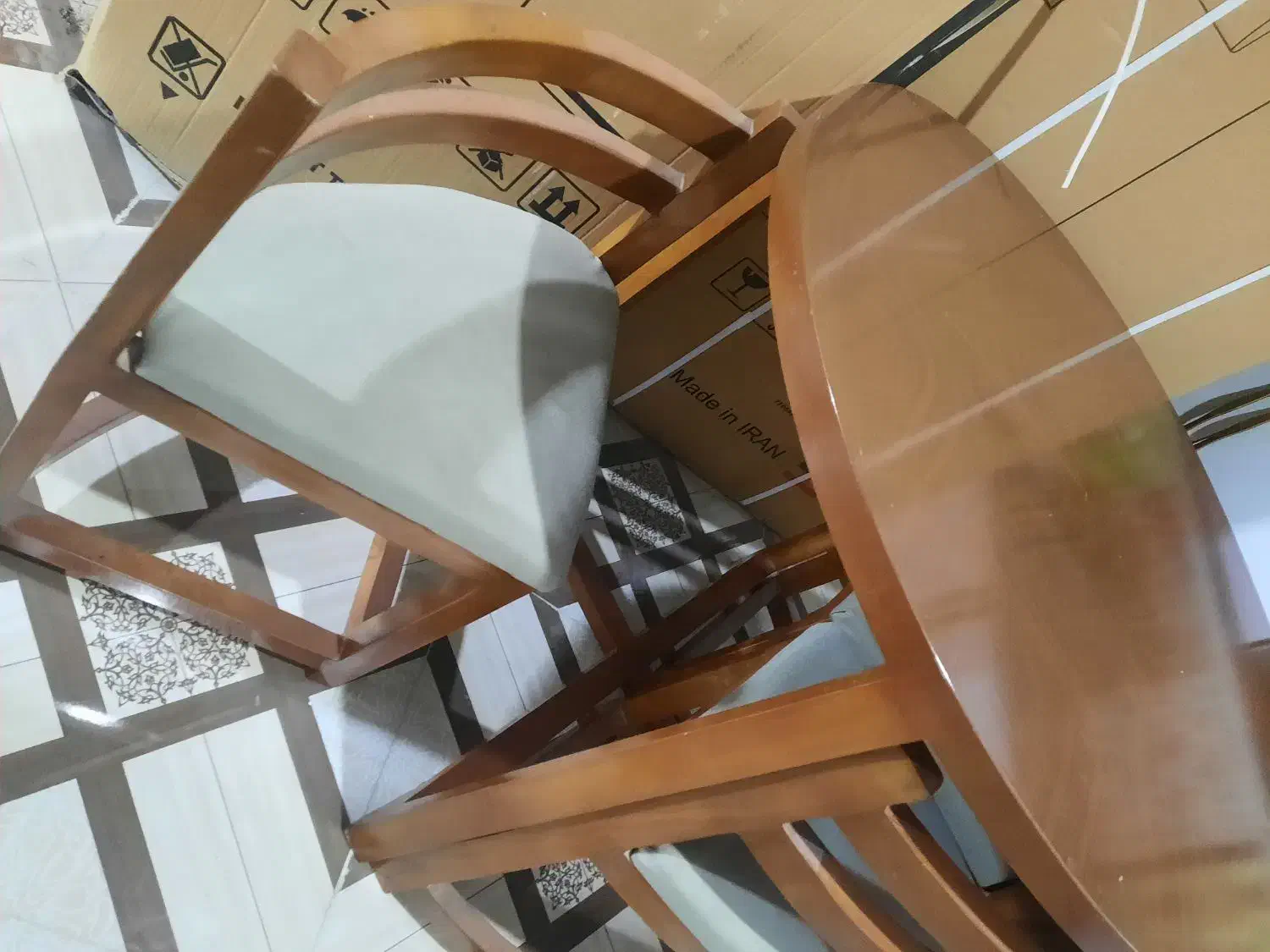 میز ناهارخوری و بوفه|میز و صندلی غذاخوری|برازجان, |دیوار