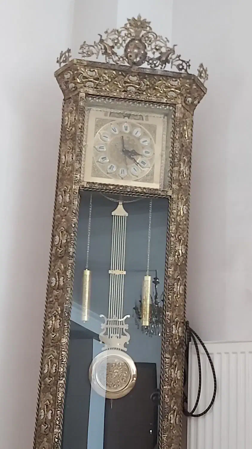 ساعت ایستاده برنزی|صنایع دستی و سایر لوازم تزئینی|فردوسیه, |دیوار