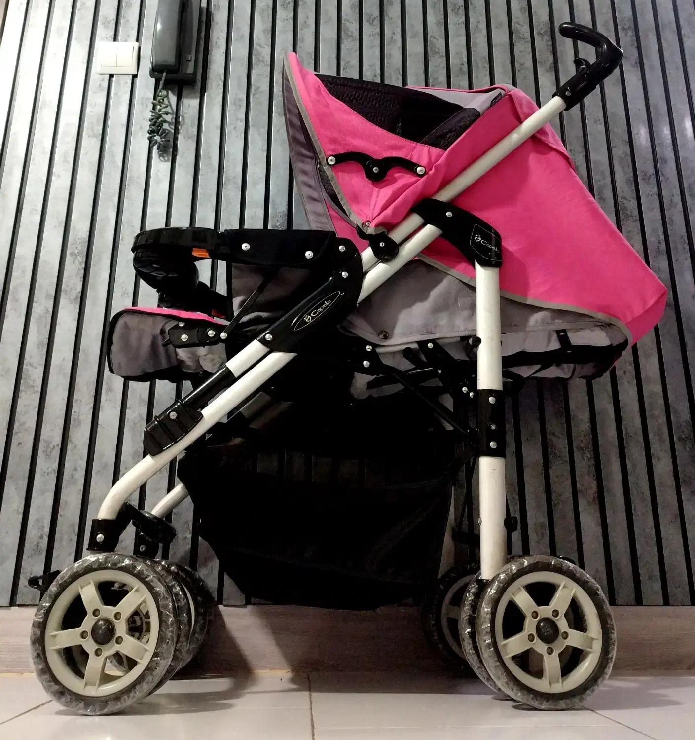 کالسکه خارجی عصایی برند کاپلا کره ای رو به مادر|کالسکه و لوازم جانبی|تهران, جیحون|دیوار