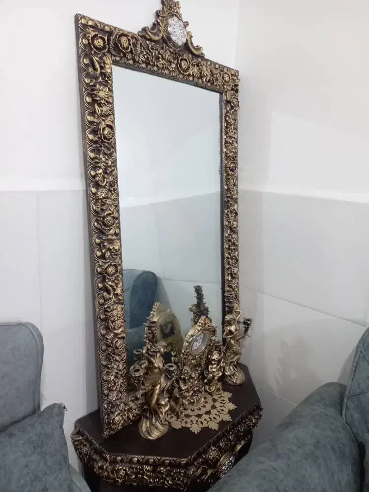 فروش آینه کنسول وساعت ایستاده|آینه|میانکوه, |دیوار